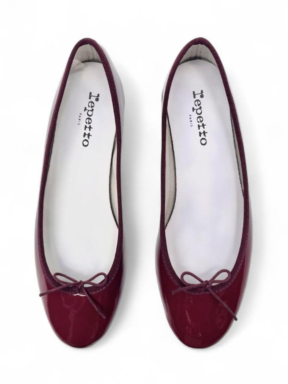 Repetto Cendrillon Patent Leather Ballet Flats in “Pommard” - 38.5 EU/7.5-8 US